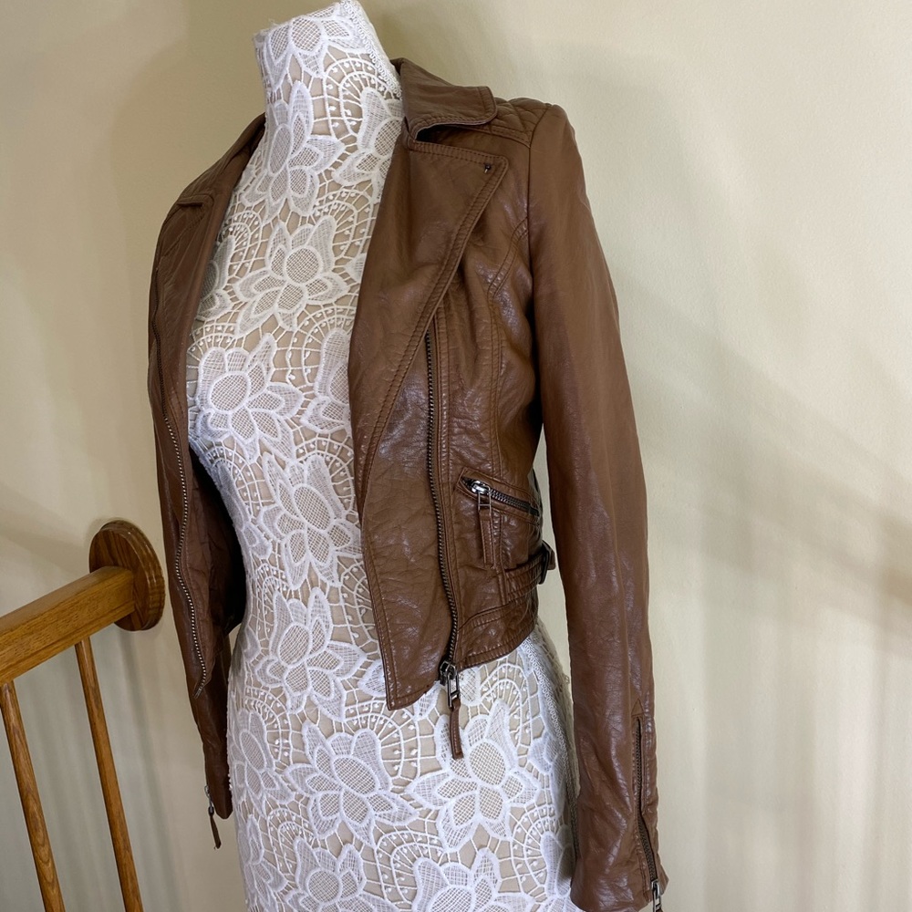 H&M women leather jacket